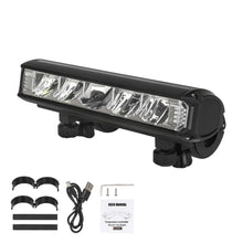 Set of smart front and rear bike lights 8000 mAh