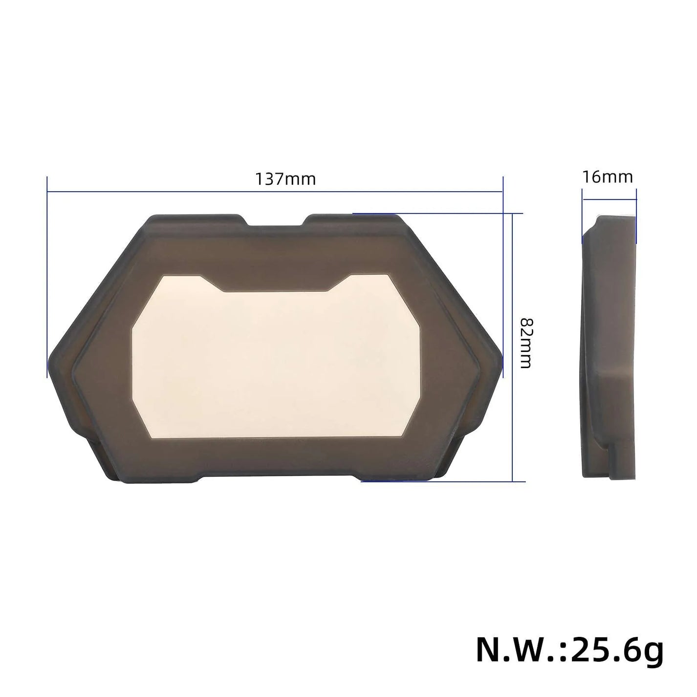 Silicone protective display cover for KuKirin G2 Pro electric scooter
