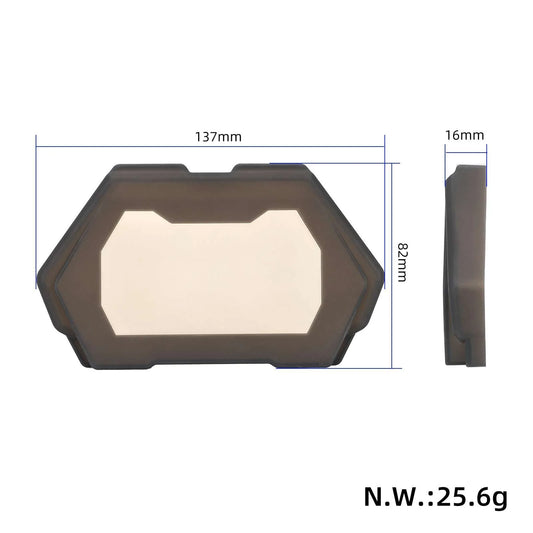 Silicone Protective Display Cover for KuKirin G2 Pro Electric Scooter – dimensions and weight infographic