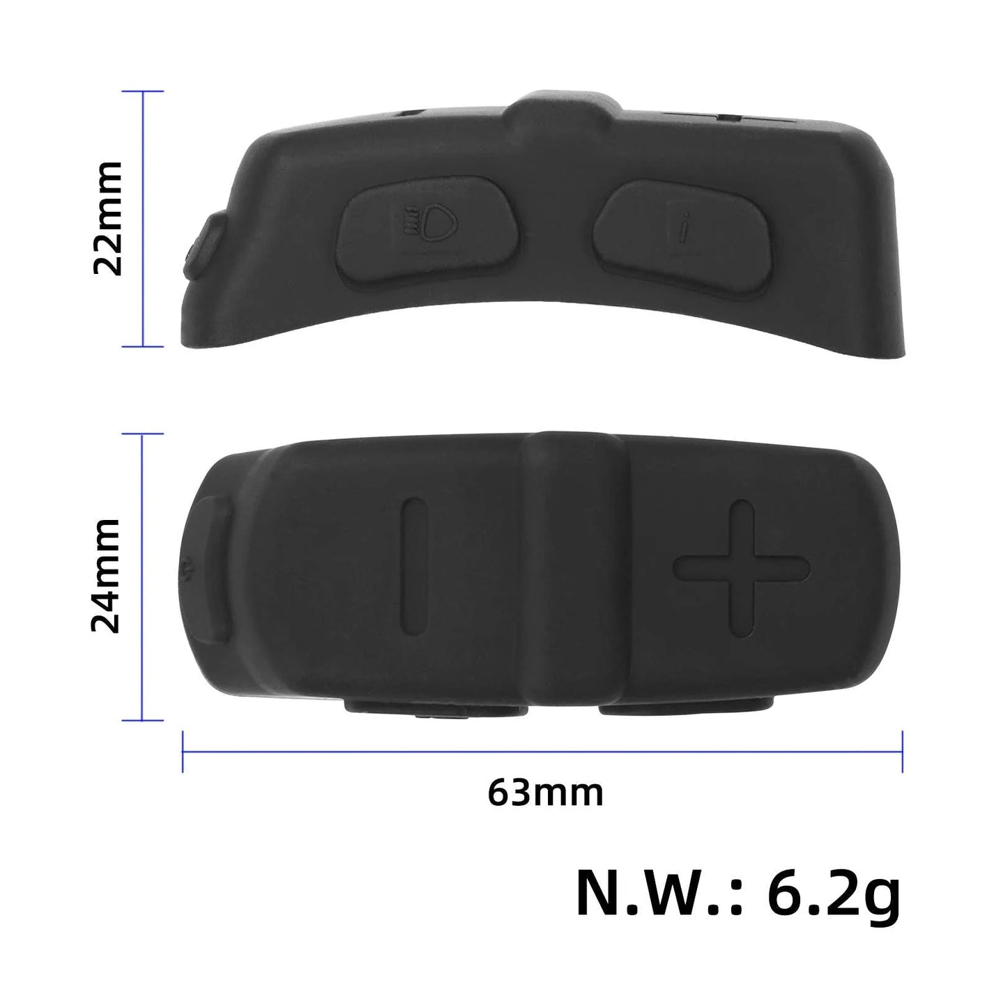 Silicone throttle grip protector for ENGWE electric bike