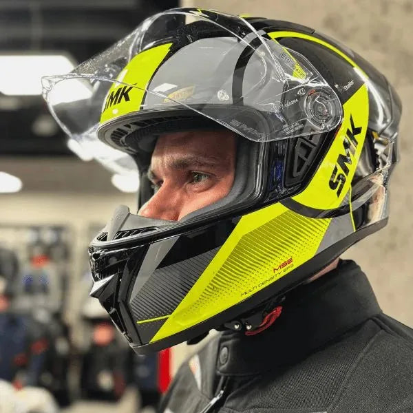 SMK Stellar FARO integral helmet GL264 – grey/yellow