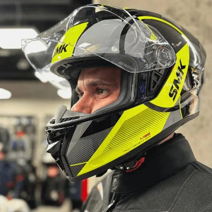 SMK Stellar FARO integral helmet GL264 – grey/yellow