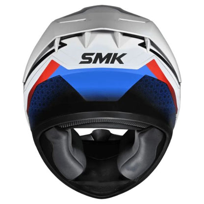 SMK Stellar Sport Flight full-face helmet GL213 – white/red/blue – slika 5