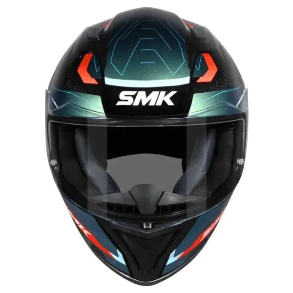 SMK Stellar Sport Flight integral helmet GL257C – black/blue/orange