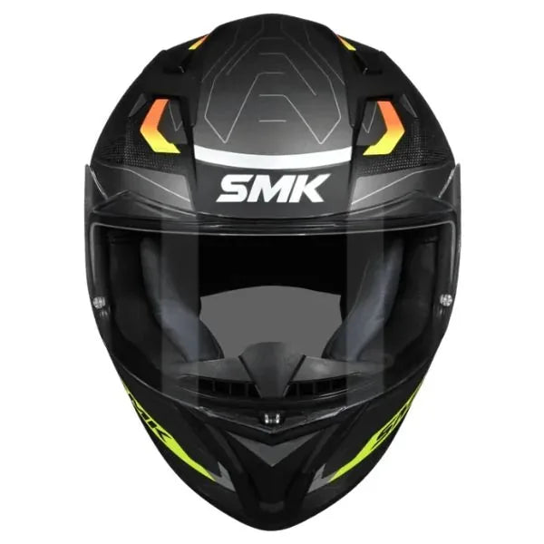 SMK Stellar Sport Flight integral helmet MA264 – black/grey/yellow
