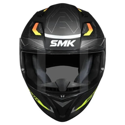 SMK Stellar Sport Flight integral helmet MA264 – black/grey/yellow