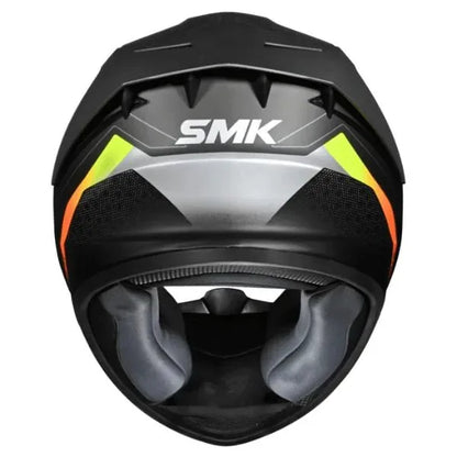 SMK Stellar Sport Flight integral helmet MA264 – black/grey/yellow