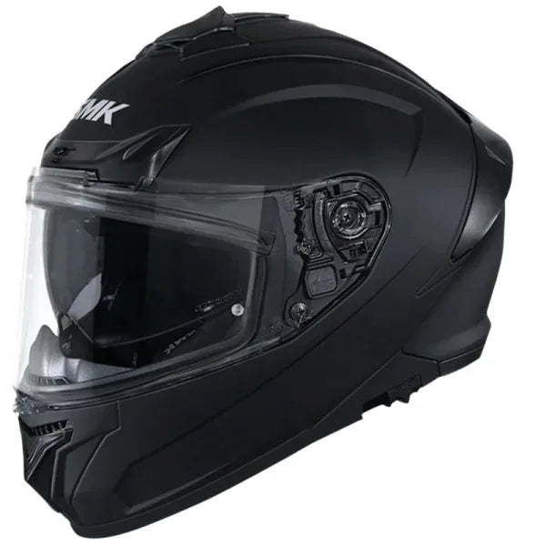 SMK Typhoon helmet with visor 115/24/MA200 – matt black