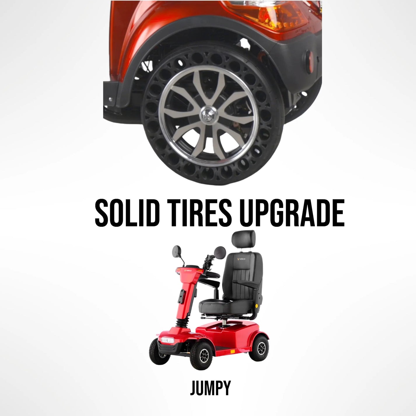 Solid Tyre Upgrade for Veleco Jumpy