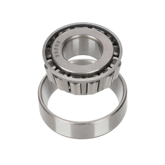 Tapered Steering Bearing 30202 15 x 35 x 11 mm for Electric Scooter – separated bearing components, top view