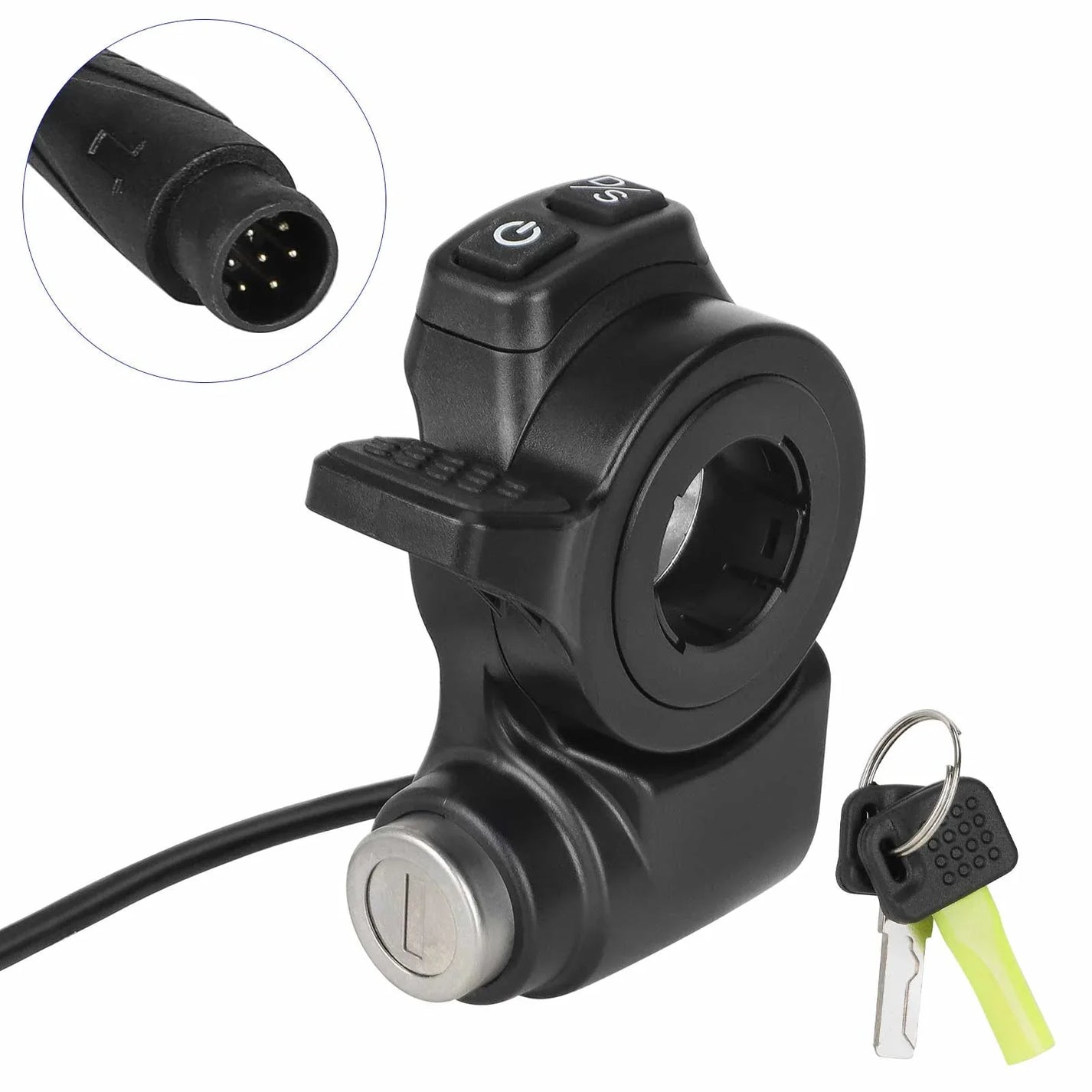 Throttle grip with lock and double button for KuKirin G2 Master electric scooter