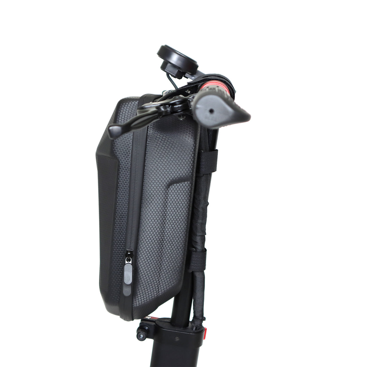 Universal Electric Scooter Bag ECO Speed – side view mounted on scooter stem