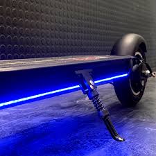 LED Strip for Electric Scooter or Bike – blue LED strip on scooter underside