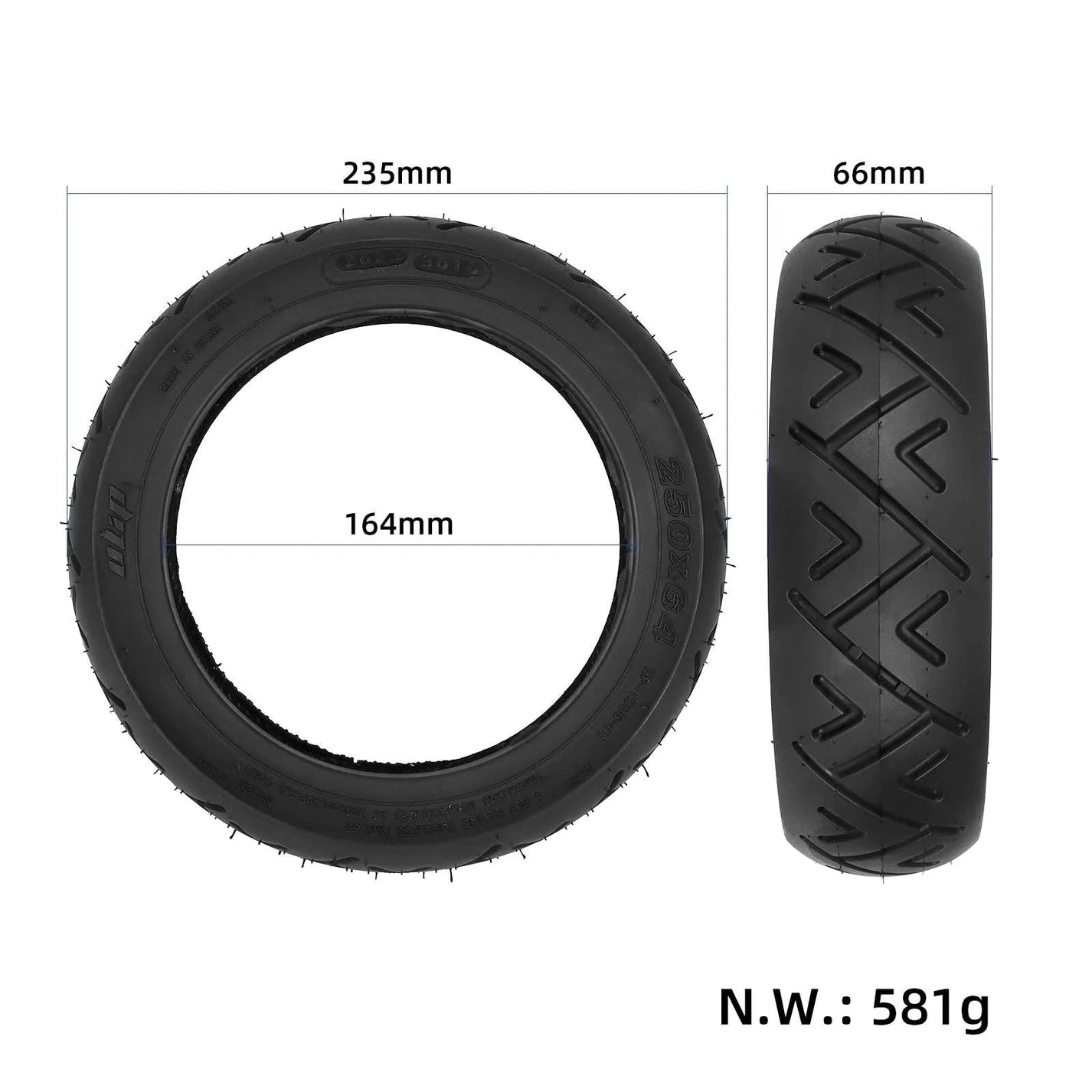 Tubeless tire 250x64 for Xiaomi 4 Ultra