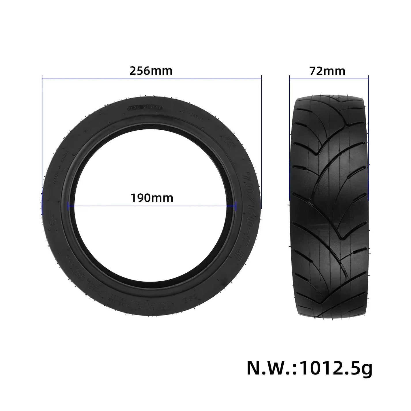 Tubeless tire CORDIAL 70/60-7.5 for Segway Ninebot G3 electric scooter