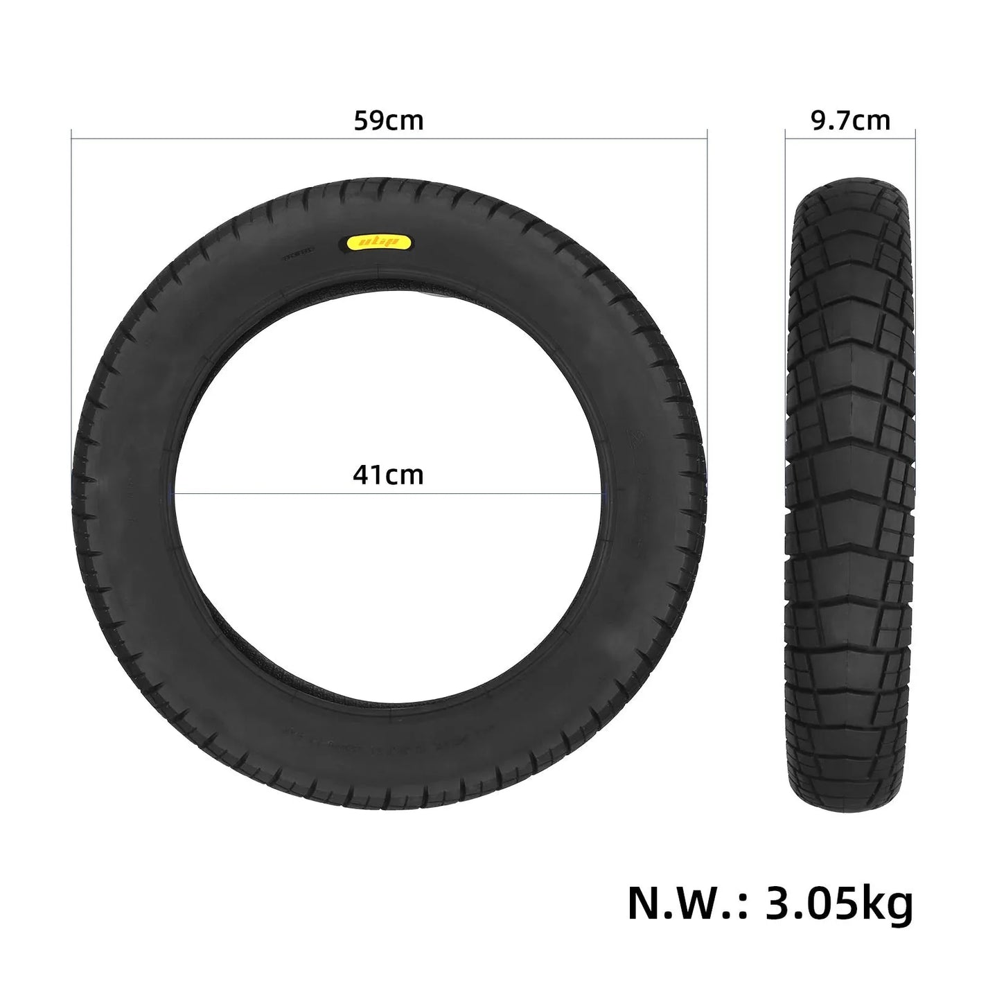 Ulip 20x4.5 road outer tire for electric bicycle
