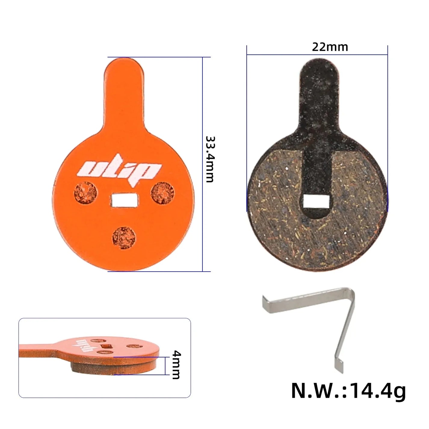Ulip brake pads for KuKirin G2 Max electric scooter