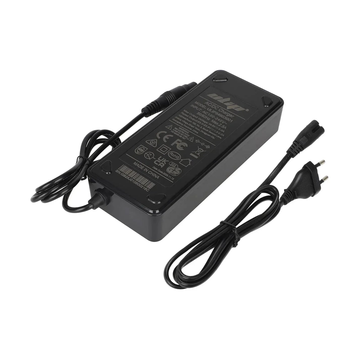 Ulip charger 54.6V 2A for NAVEE XT5 electric scooter