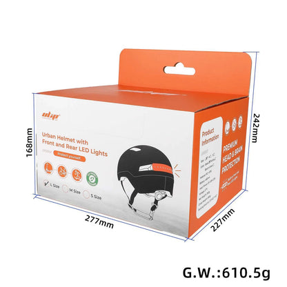 ULIP LED Helmet with Front and Rear Lights
