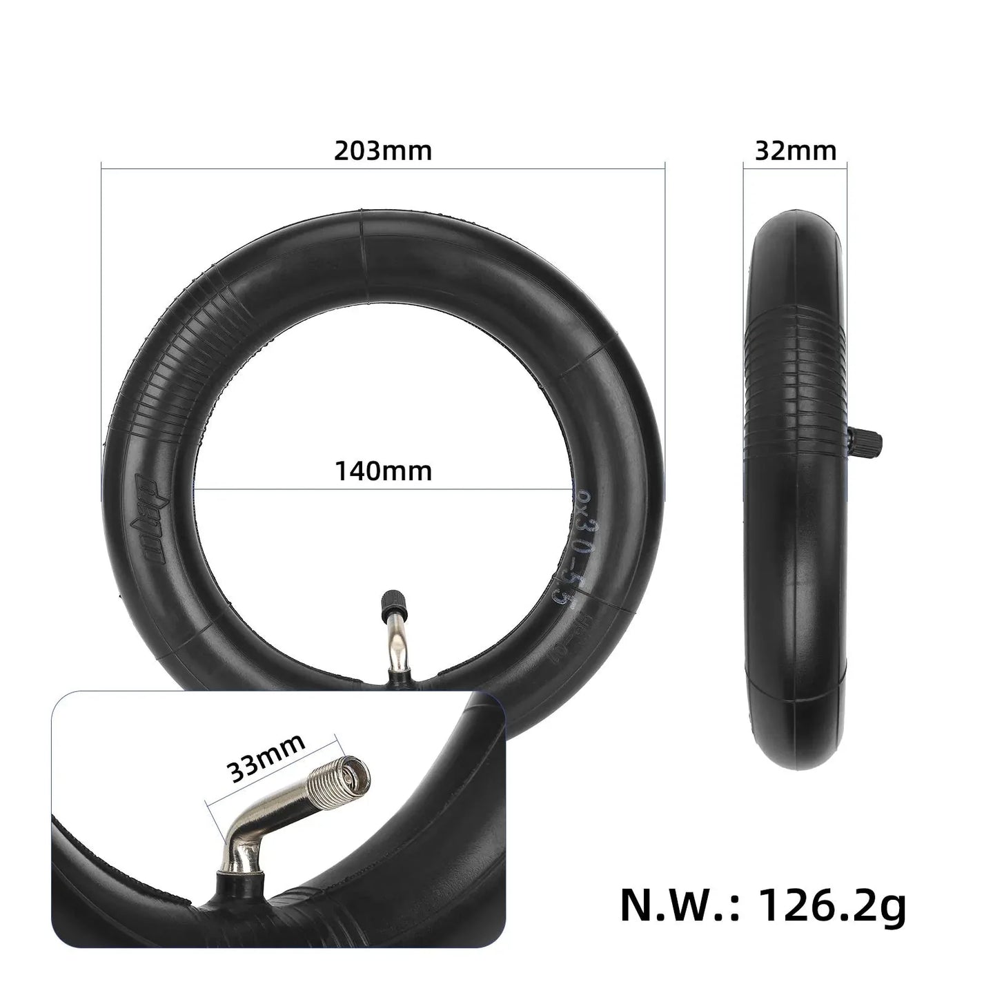 Ulip reinforced inner tube 9*3.0-5.5