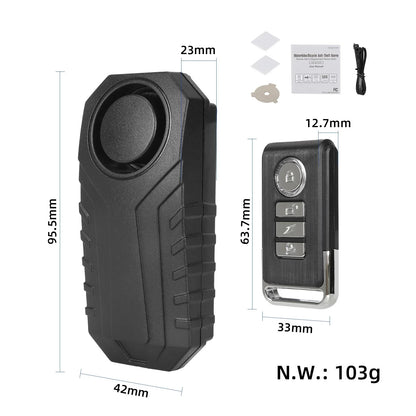 ULP1324.13 – Bicycle and scooter alarm with remote, 113 dB – view 2