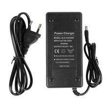 Charger 54.6 V 2 A for 48-V battery – DC 5.5 × 2.1 mm, EU-plug