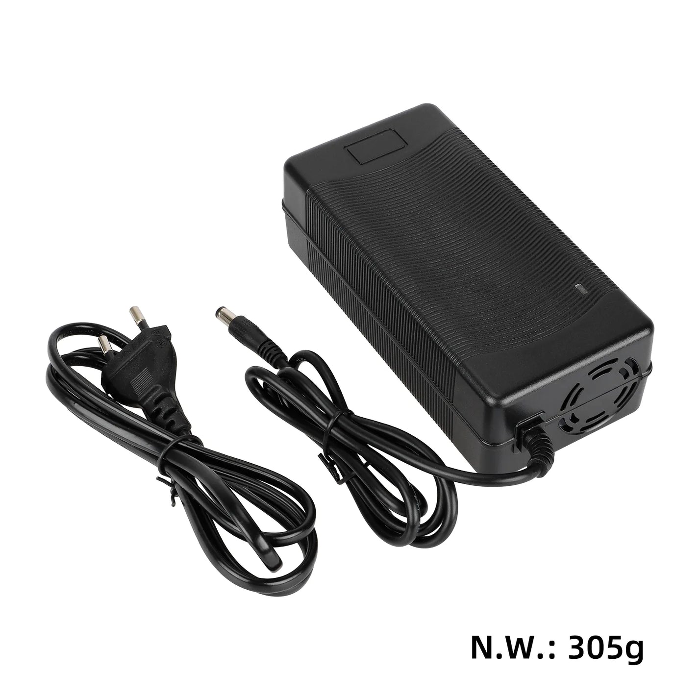 Charger 54.6 V 2 A for 48-V battery – DC 5.5 × 2.1 mm, EU-plug