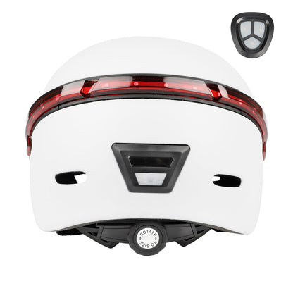 ULP232.70 – White FS1 smart helmet with indicators and remote – view 3