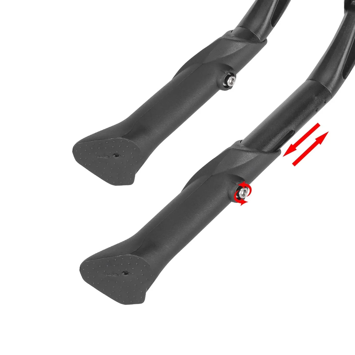 Adjustable side stand for 20–22-inch bicycle and electric bicycle – 2 holes