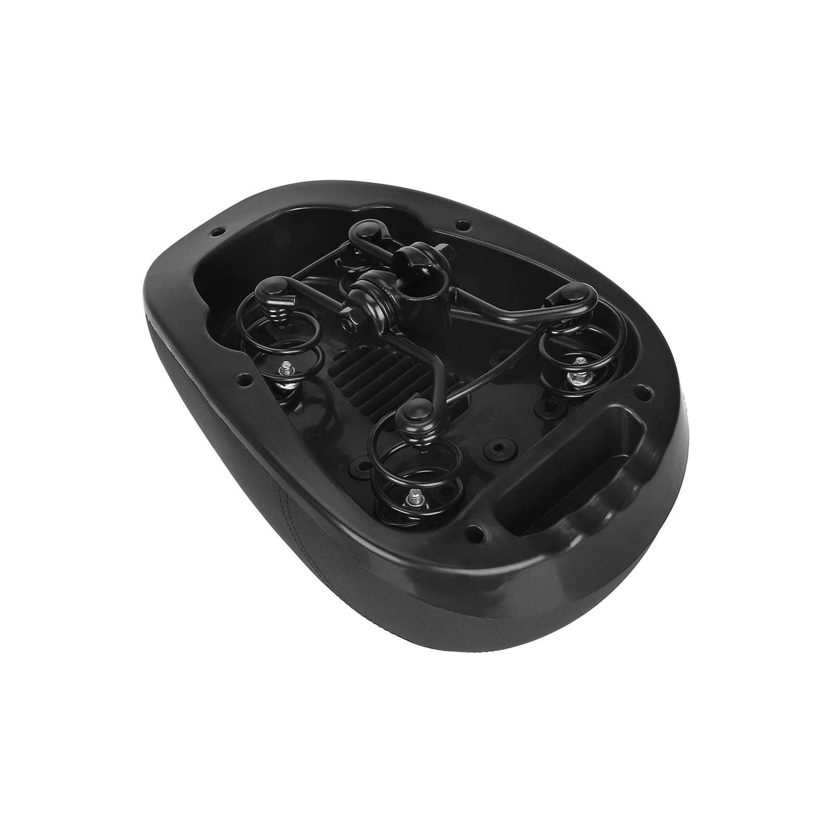 ULP4824.00 – Wide black sprung bicycle saddle – view 5