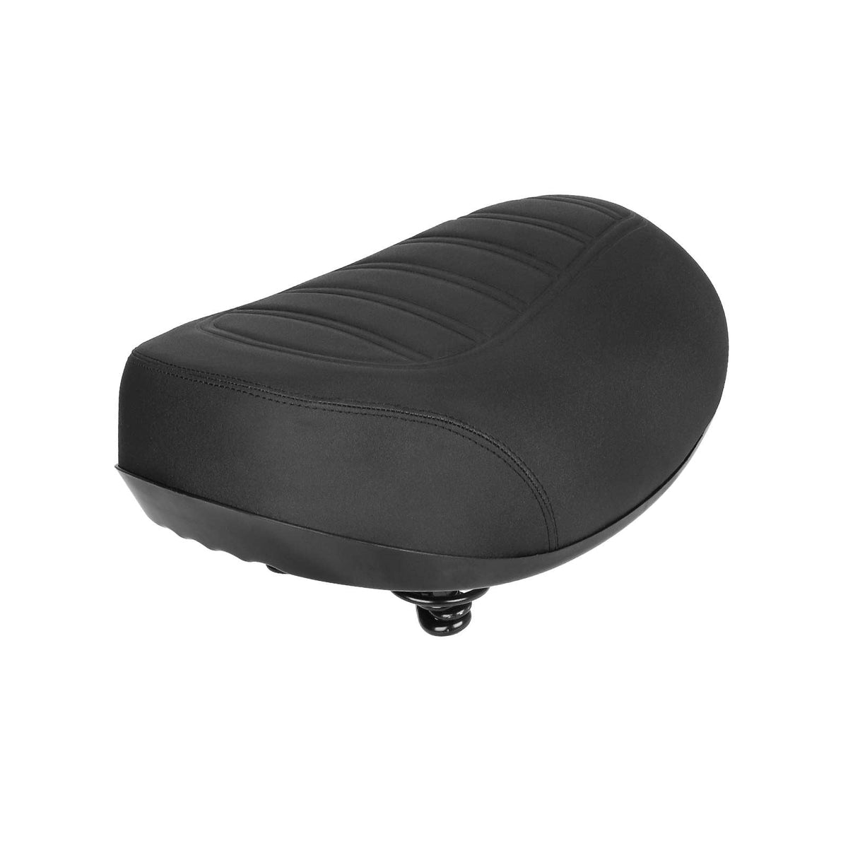 ULP4824.00 – Wide black sprung bicycle saddle – view 4