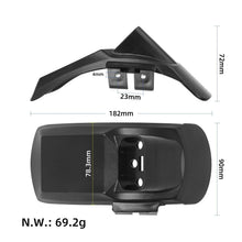 Rear fender with license plate holder for KuKirin G2 Pro DB