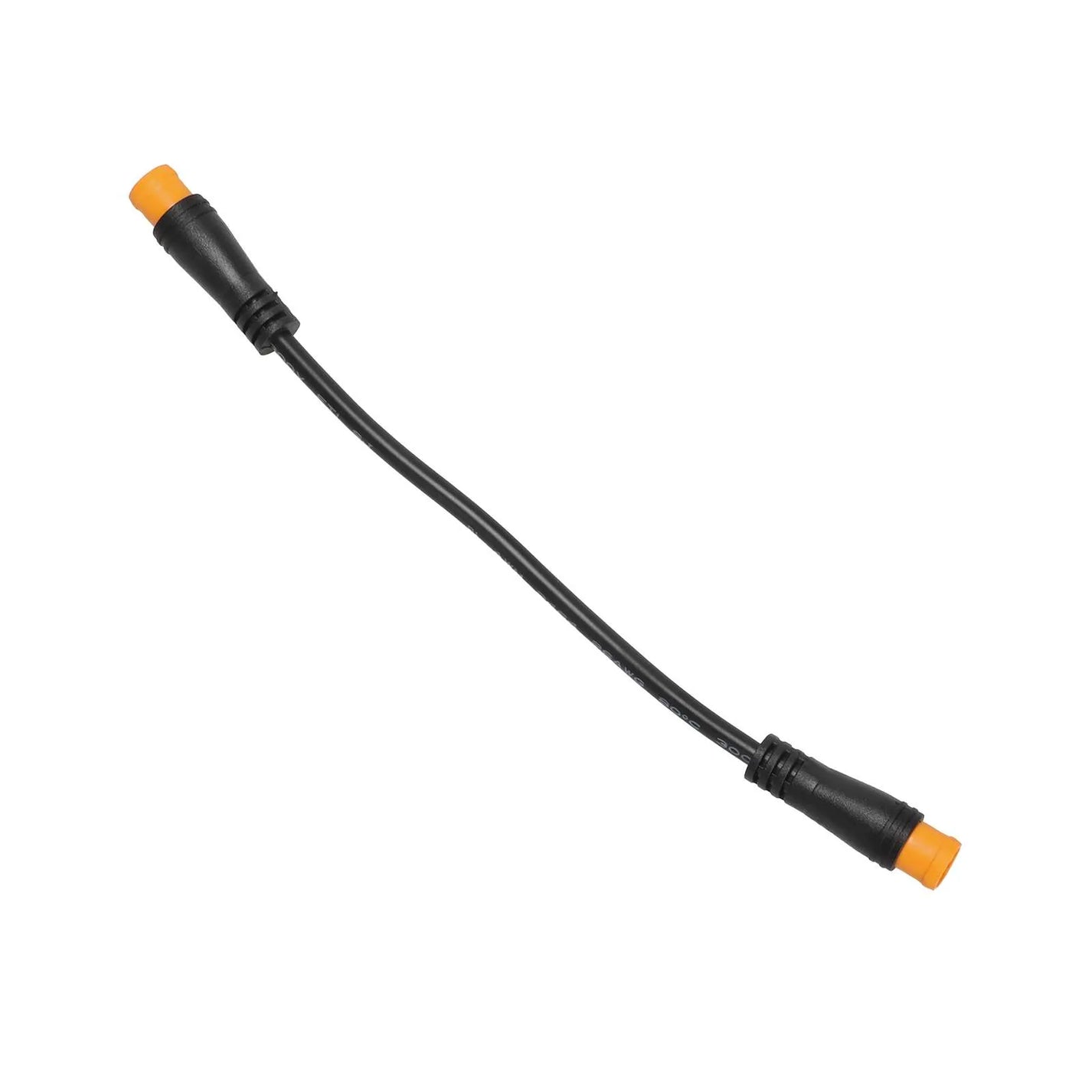 Connection cable for electric bicycle – 3-pin male connector on both sides, 153 mm