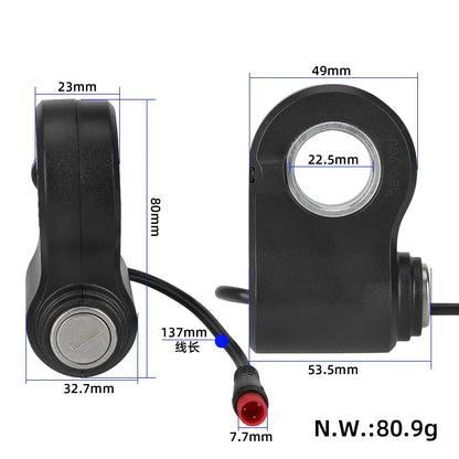 Ignition switch for KuKirin G2 Max – 2-pin red connector