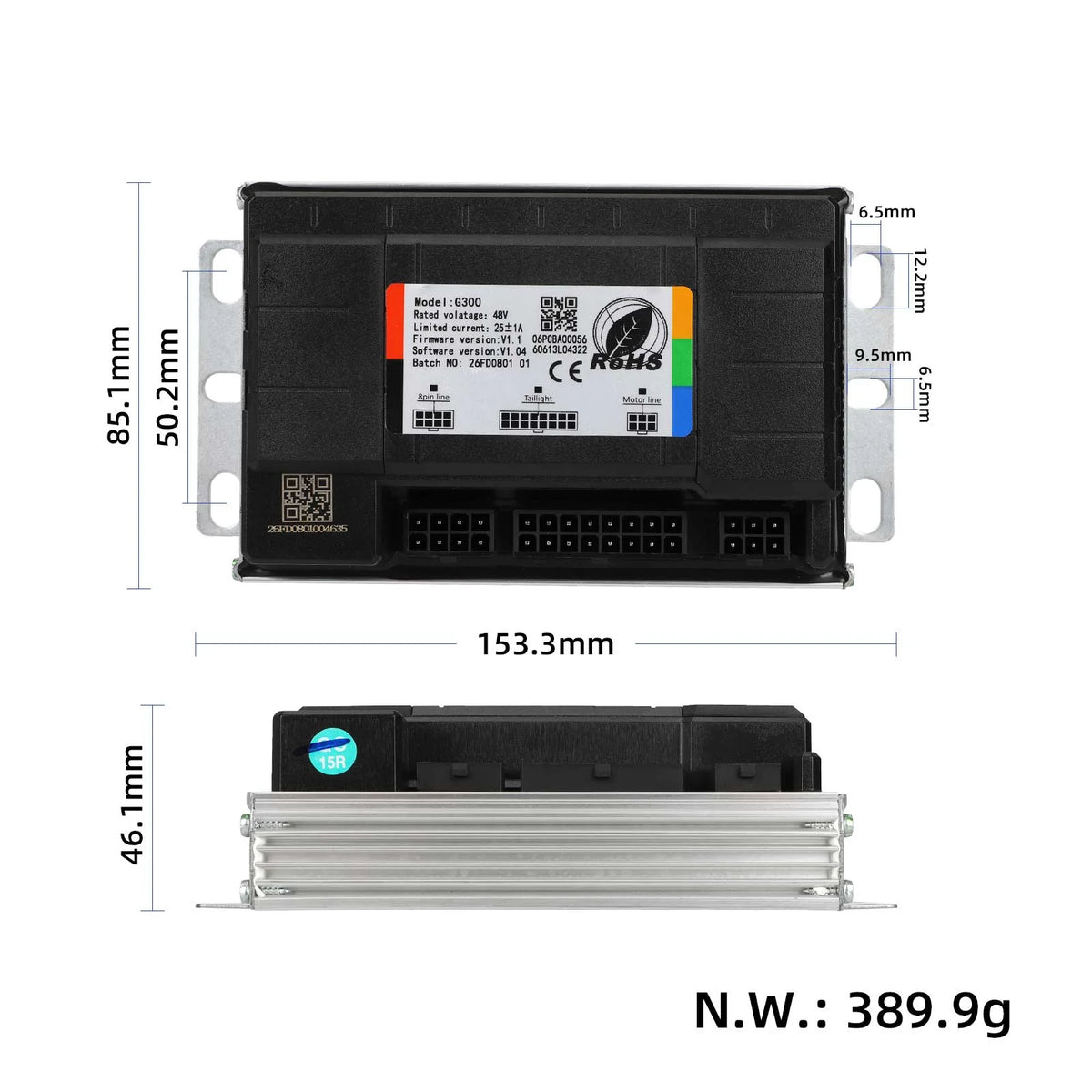 G300 48 V 25 A controller for KuKirin G2 — 2
