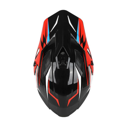 ULP7066.1 – Red and black full-face off-road helmet L, 57–58 cm – view 6