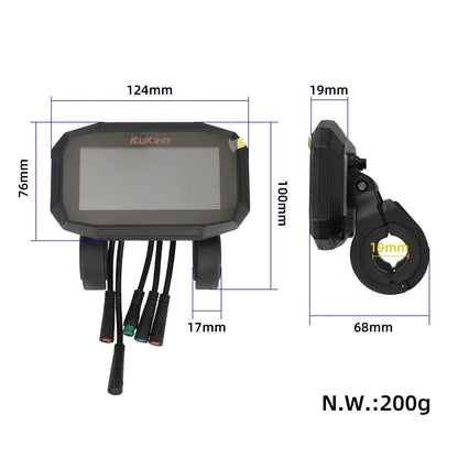Color LCD display version C for KuKirin G2 Max – 6-pin connector