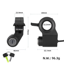 Throttle with lock for KuKirin G2 Max – 6-pin green connector