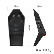 Rear mudguard with red reflector for KuKirin M4 Max — 2