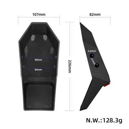 Rear mudguard with red reflector for KuKirin M4 Max — 2