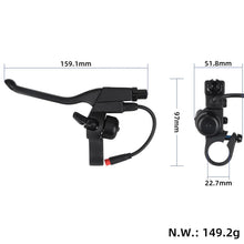 ULP7883.1 – Replacement left brake lever with bell for KuKirin T3 – view 2