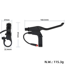 ULP7894.1 – Replacement right brake lever for KuKirin T3 – view 2