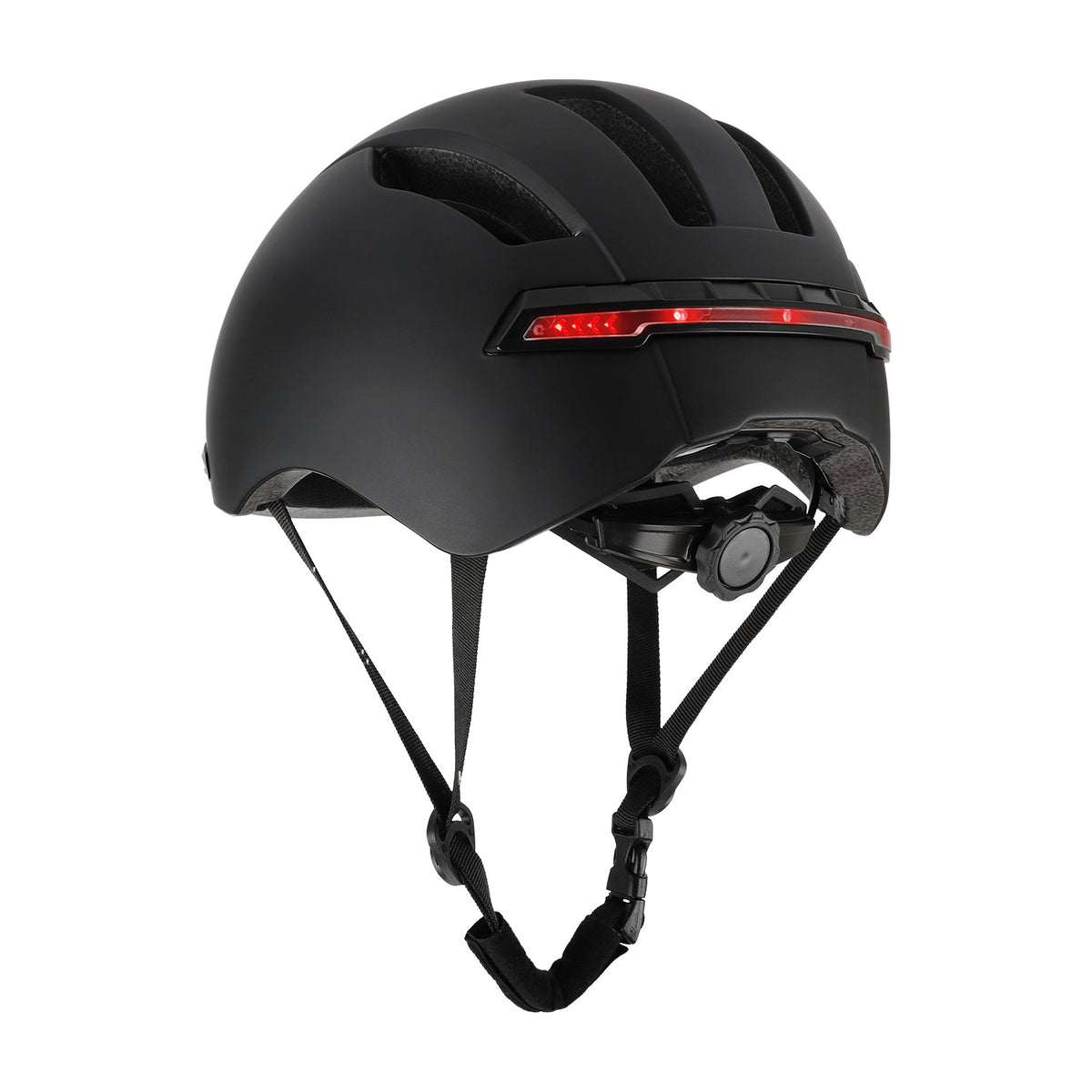ULP8.10 – Black smart helmet with LED lights and indicators – view 3