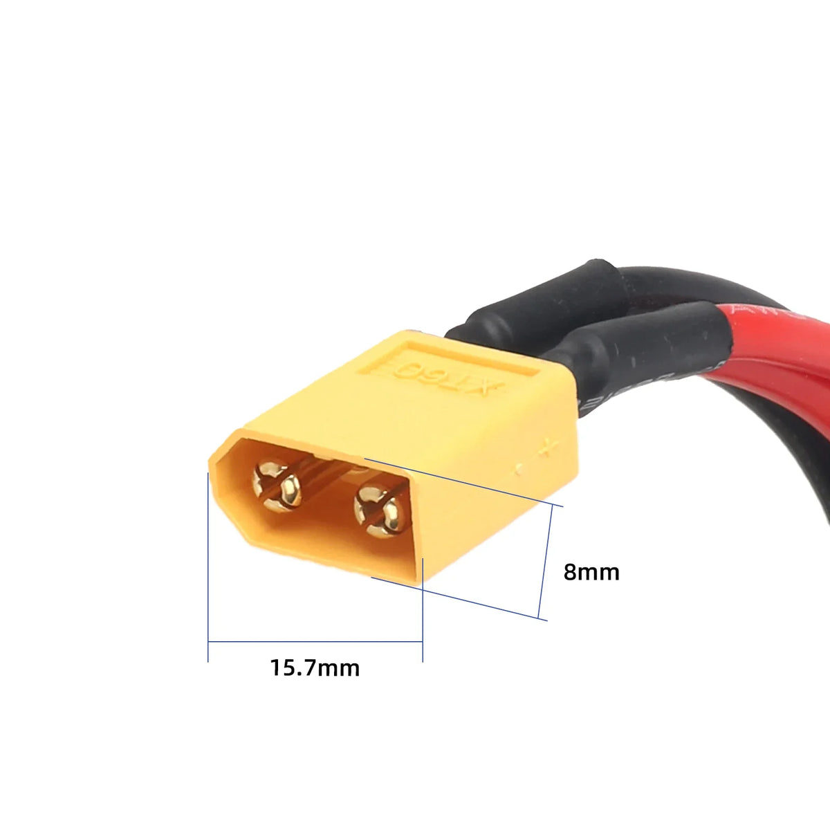 ULP8111.1 – XT60 male to 2 female splitter cable, 14 AWG – view 6