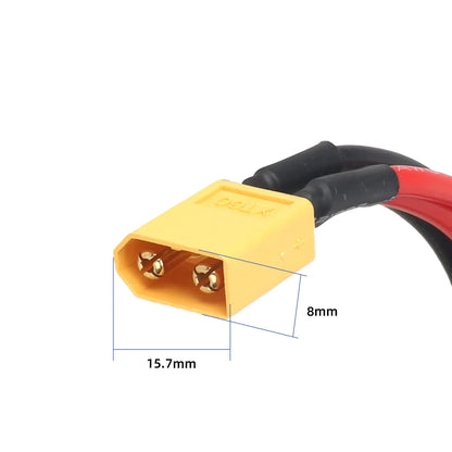 ULP8111.1 – XT60 male to 2 female splitter cable, 14 AWG – view 6