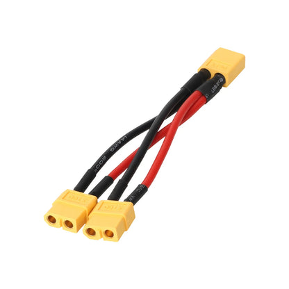 ULP8111.1 – XT60 male to 2 female splitter cable, 14 AWG – view 1