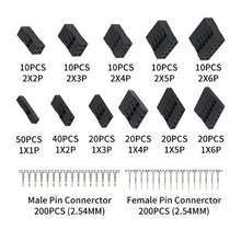 Dupont 2.54 mm connector kit – 620 pieces — 2