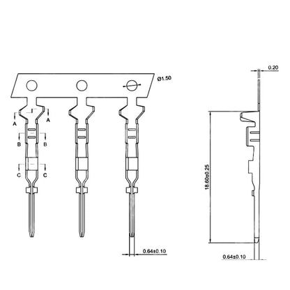 Dupont 2.54 mm connector kit – 620 pieces — 4
