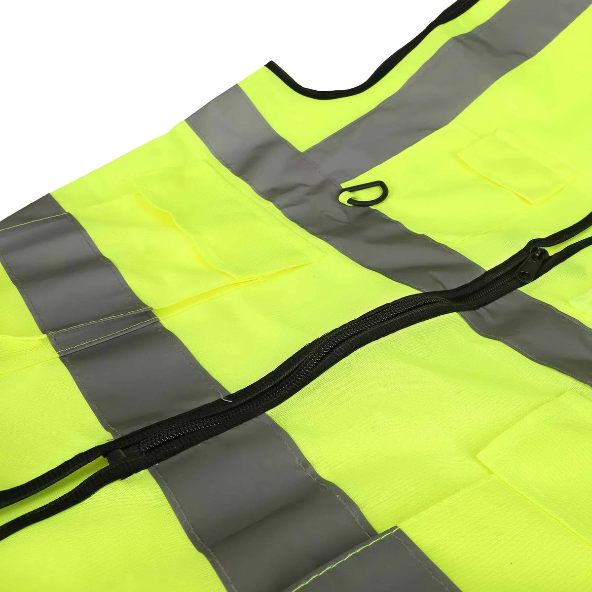 ULP8337.1 – Fluorescent green reflective vest with pockets – view 4