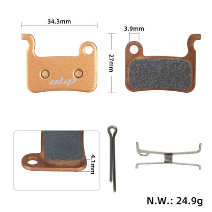 Sintered brake pads Xtech for Xiaomi Electric Scooter 3 – 34.3 × 27 × 4.1 mm